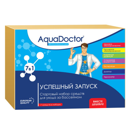 Стартовый набор для бассейна AquaDoctor 7 в 1